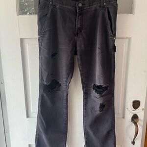 Vintage Dickies Flex Carpenter Jeans Distressed Black